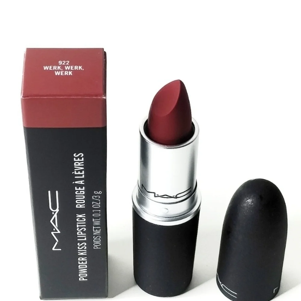 MAC Cosmetic Powder Kiss‎ Lipstick 922 Werk, Werk, Werk full size